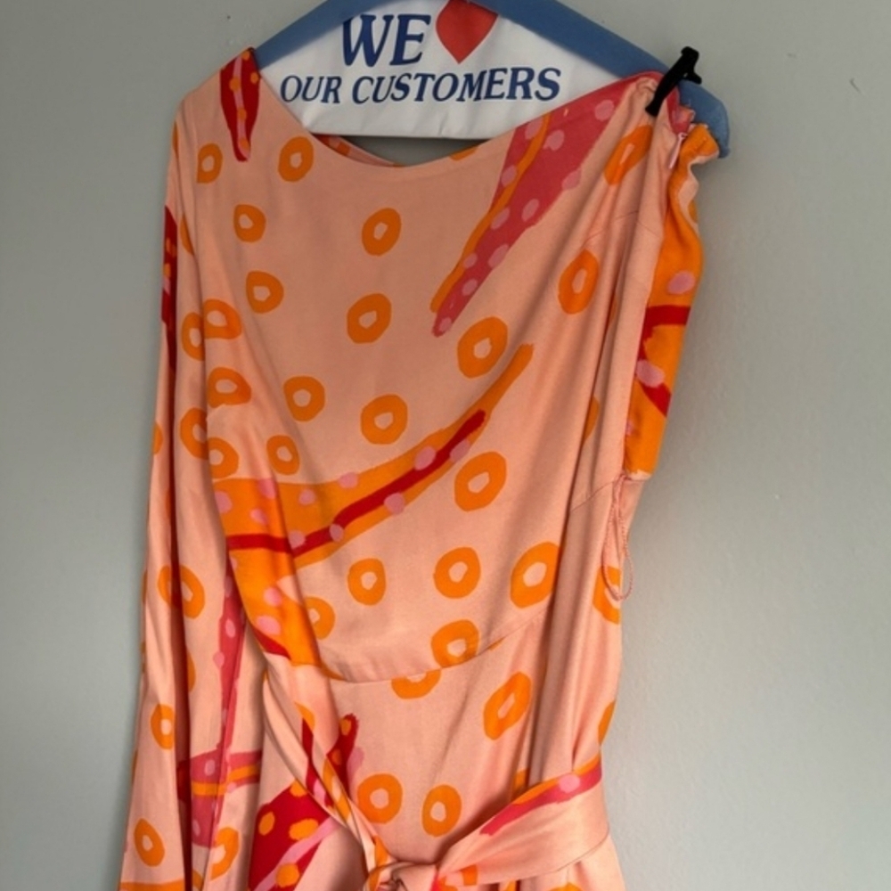 Farm Rio One-Shoulder Starfish Dress - Picture 9 of 11